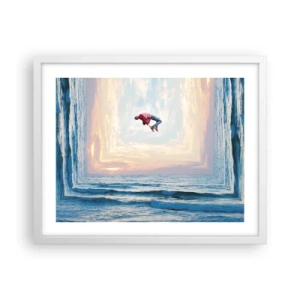 Plakat w białej ramie - Do innego wymiaru - 50x40 cm