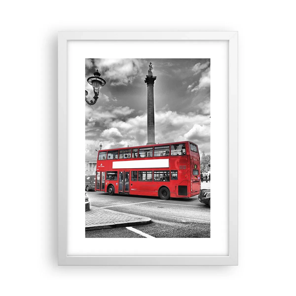 Plakat w białej ramie - Prawdziwy krwioobieg miasta - 30x40 cm