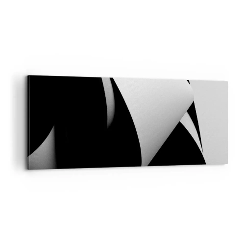 Obraz na płótnie - Płaszczyzny światła z głębi cienia - 100x40 cm