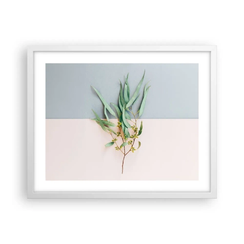 Plakat w białej ramie - Pastelowa subtelność - 50x40 cm