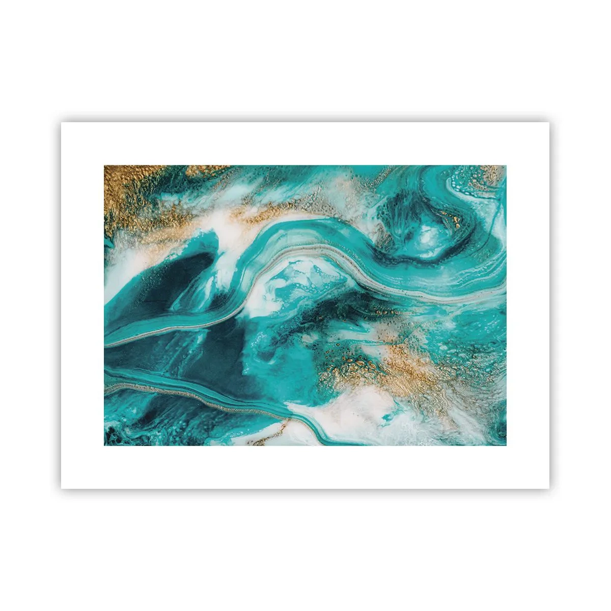 Plakat - Rzeka złota - 40x30 cm