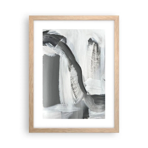 Plakat w ramie jasny dąb - Zdecydowanym ruchem - 30x40 cm