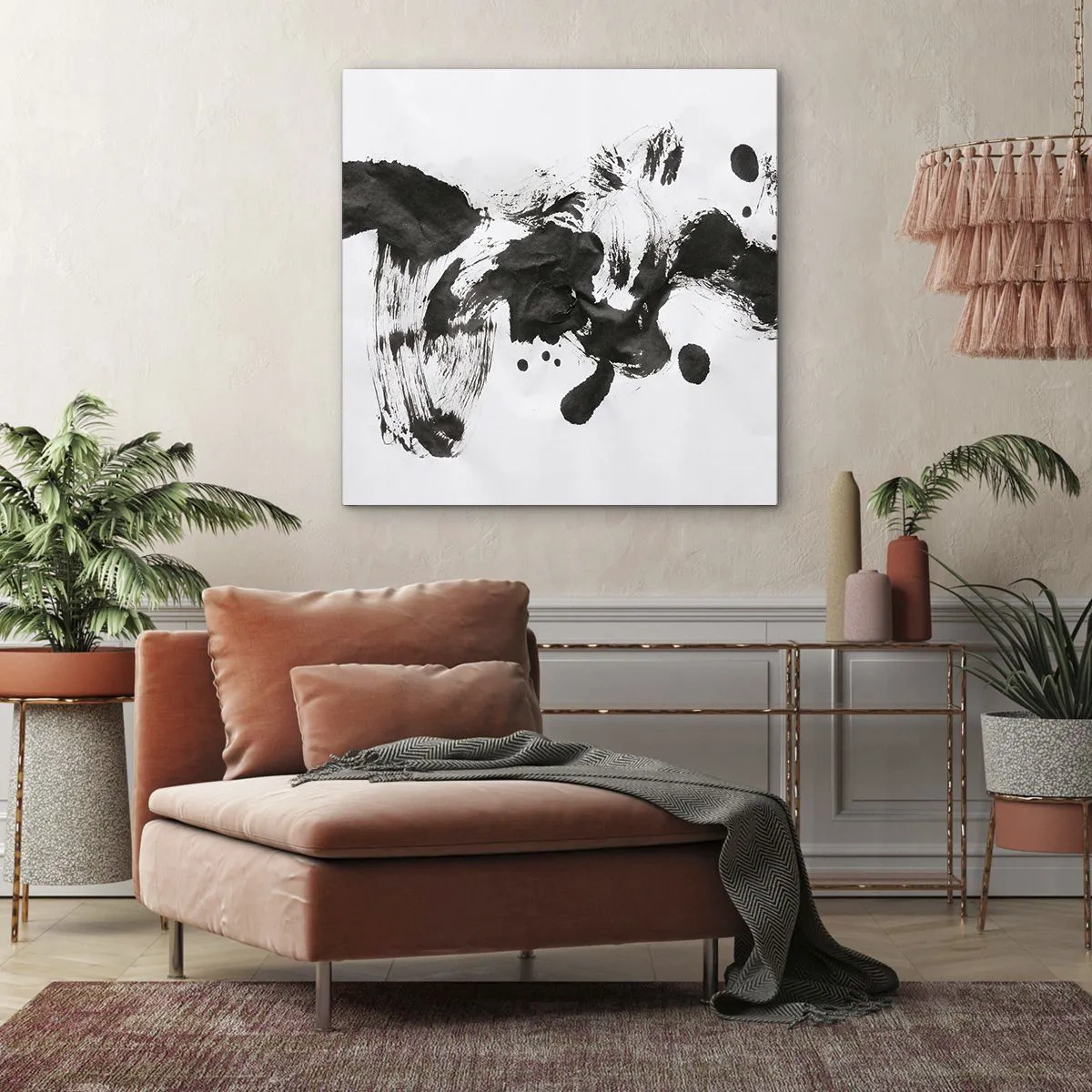 Obraz na płótnie - W szaleństwie metoda? - 70x70 cm