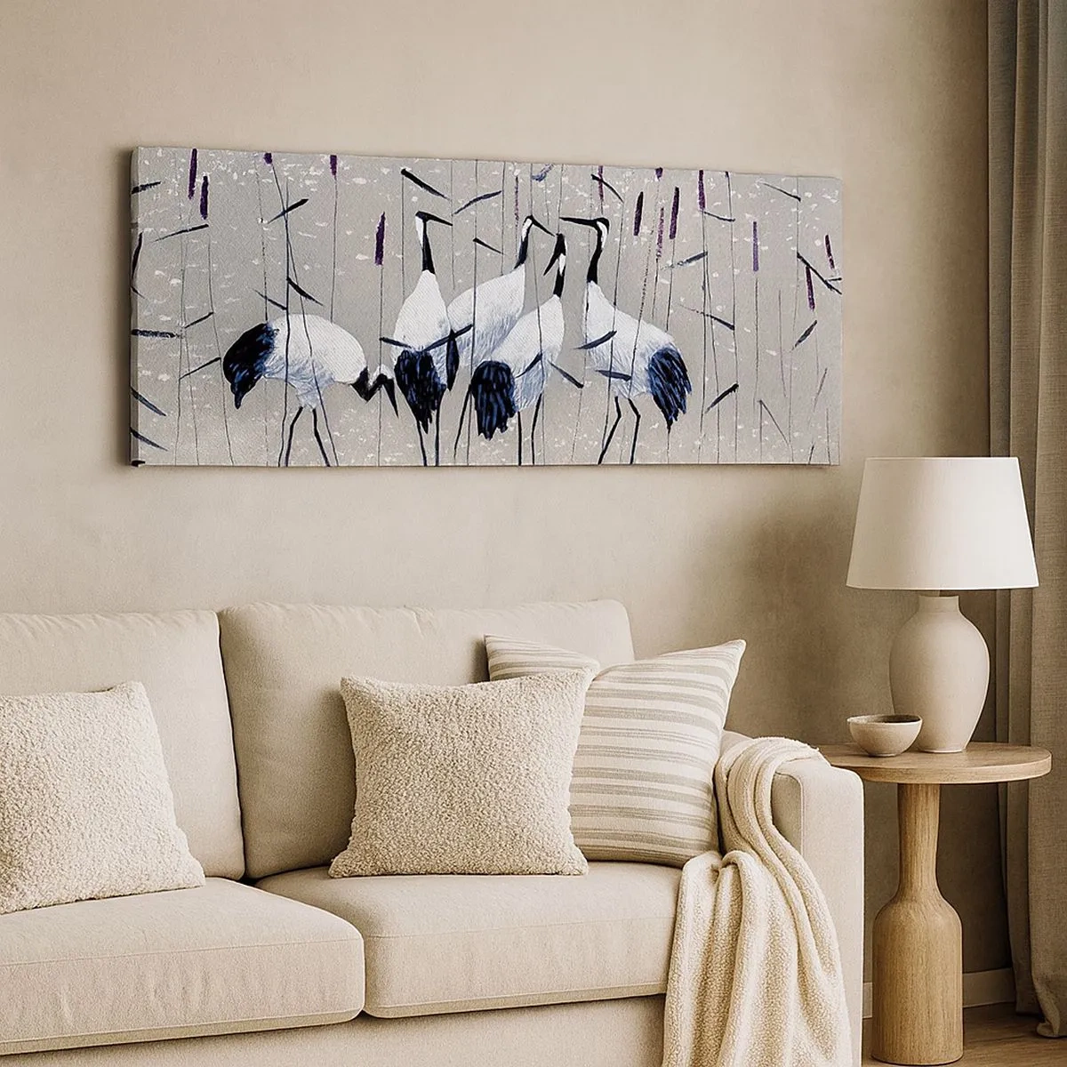 Obraz na płótnie - Wśród swoich - 100x40 cm