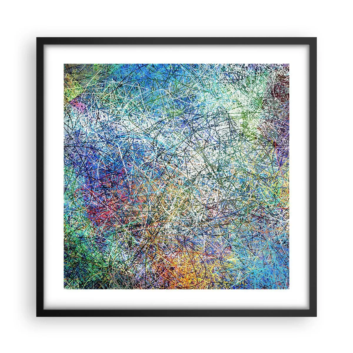 Plakat w czarnej ramie - To nie takie proste - 50x50 cm