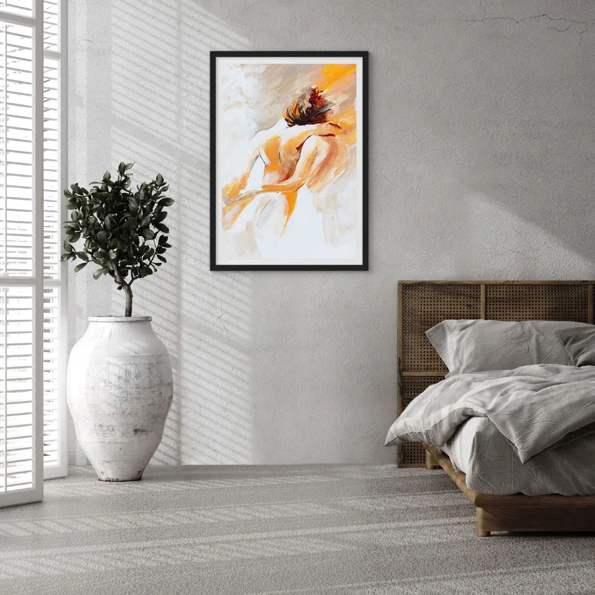 Plakat w czarnej ramie - W niebie bliskości - 40x50 cm