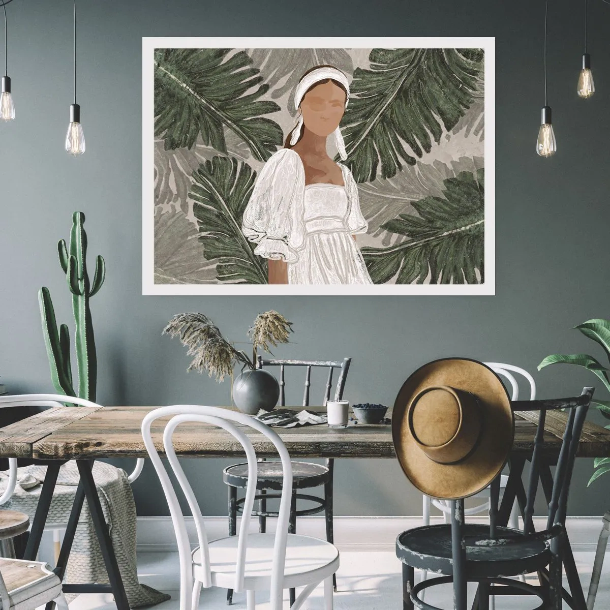 Plakat - Portret egzotyczny - 91x61 cm