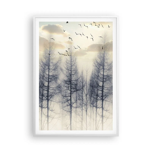 Plakat w białej ramie - Duchy lasu - 70x100 cm