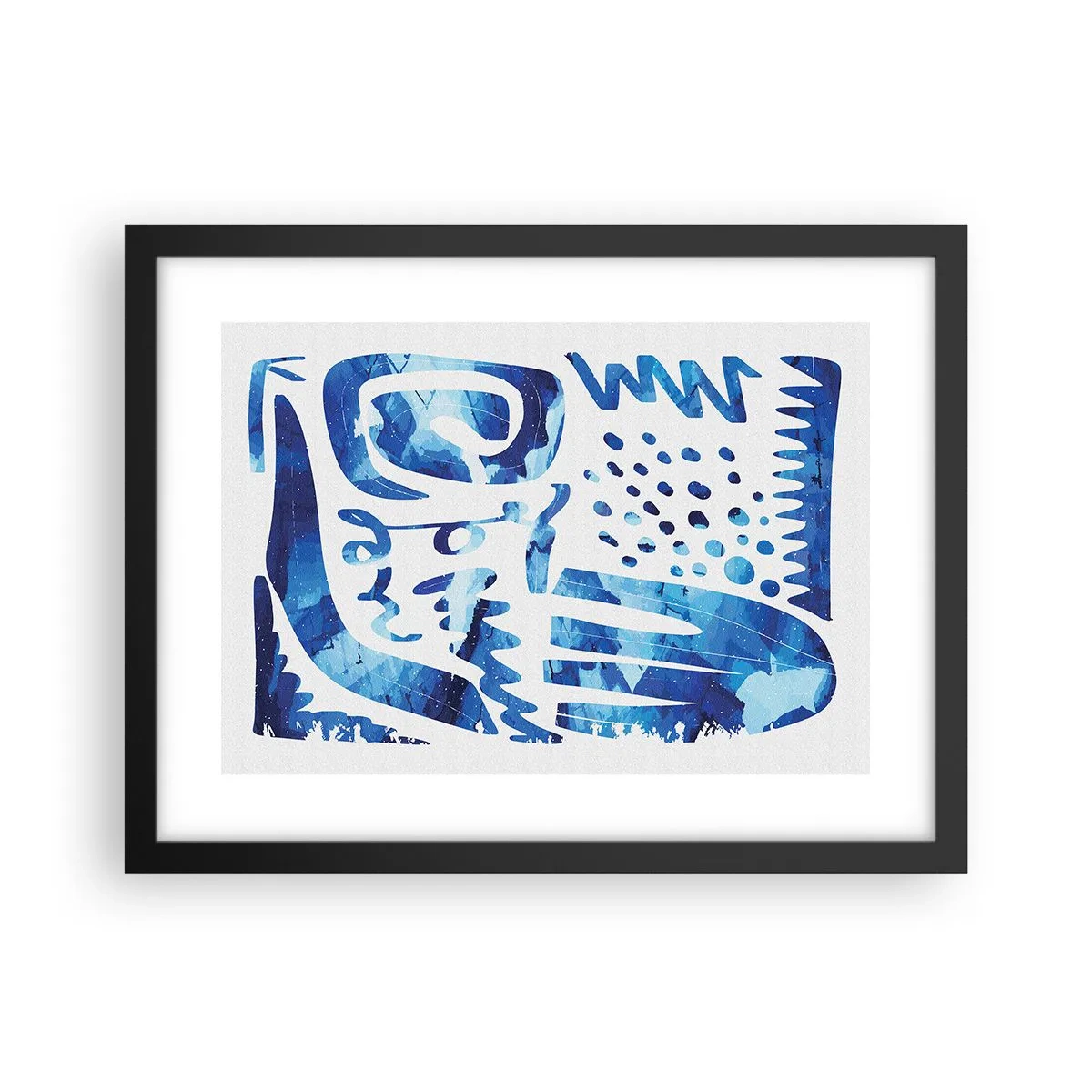 Plakat w czarnej ramie - Powrót do korzeni - 40x30 cm