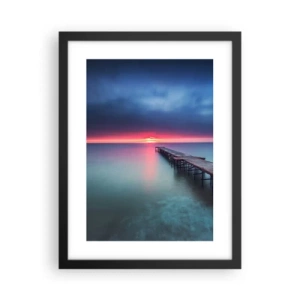 Plakat w czarnej ramie - Między niebem a ziemią - 30x40 cm