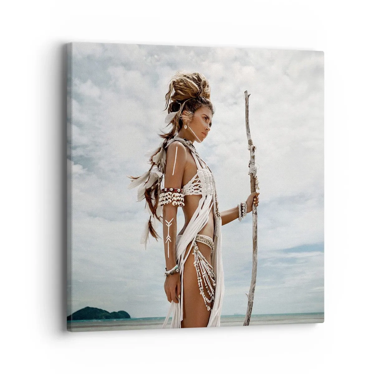 Obraz na płótnie - Królowa tropików - 40x40 cm