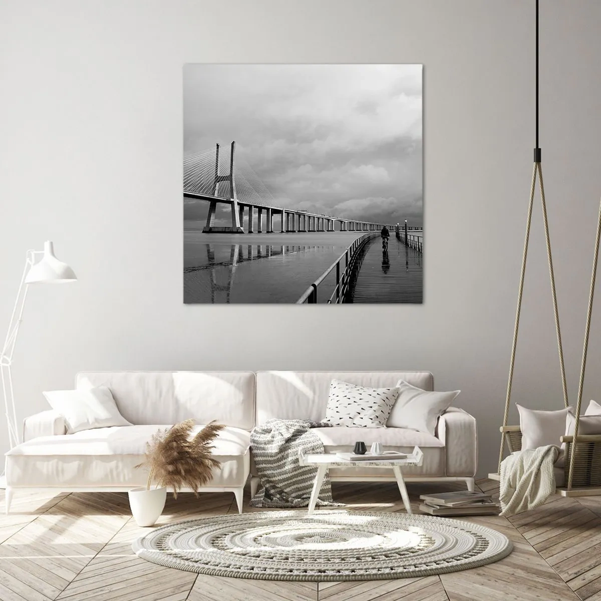 Obraz na płótnie - Każdemu co mu się należy - 60x60 cm