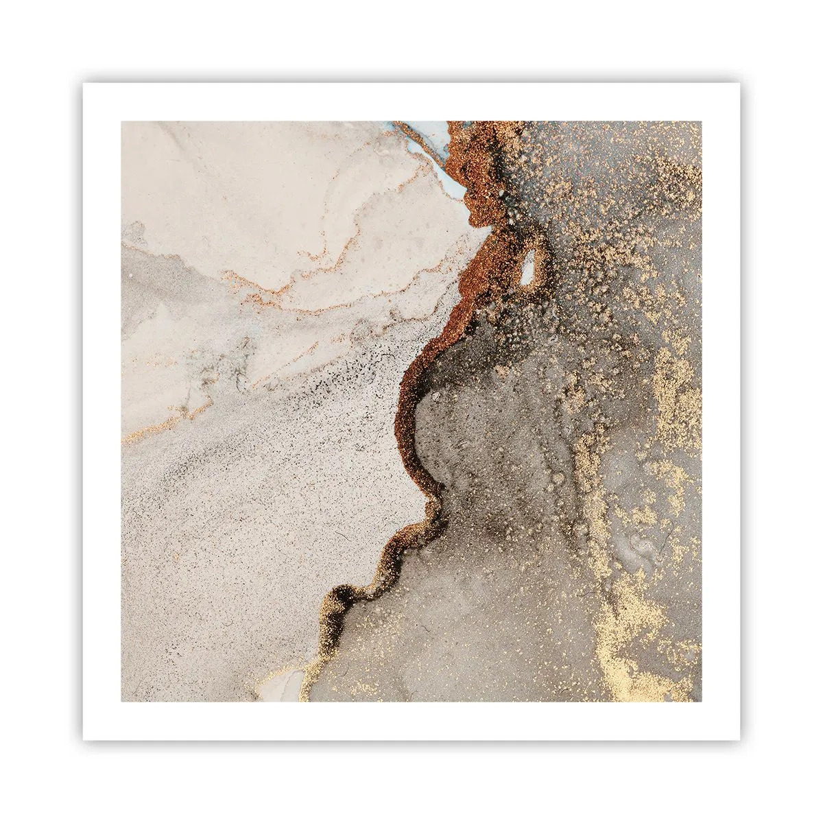 Plakat - Na granicy barw - 60x60 cm