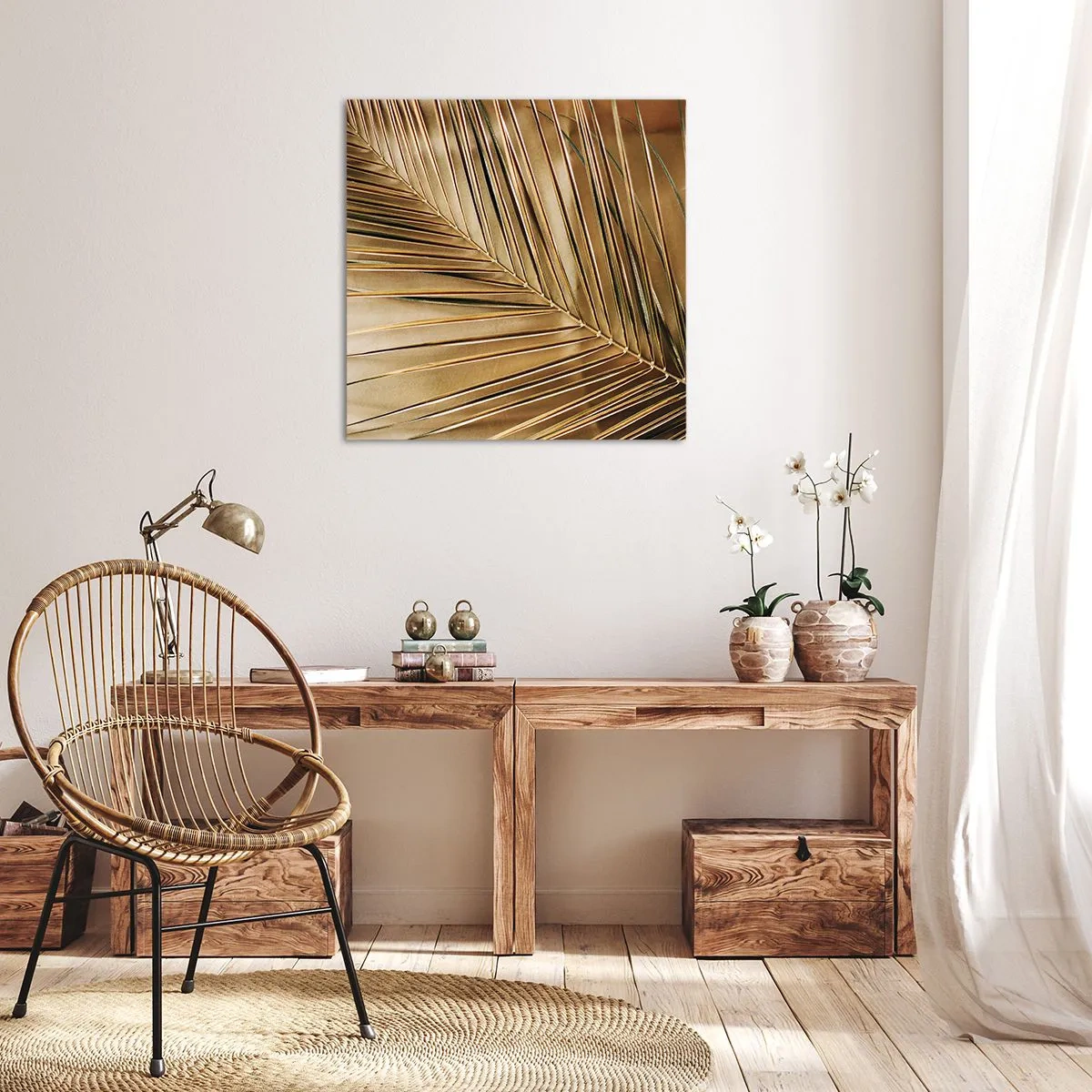 Obraz na płótnie - Naturalna kolumnada - 70x70 cm