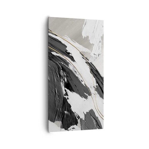 Obraz na płótnie - Abstrakcja z rozmachem - 65x120 cm