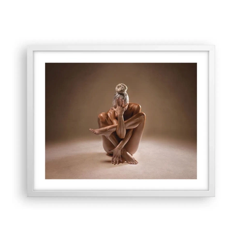 Plakat w białej ramie - Jedność ciała i ducha - 50x40 cm