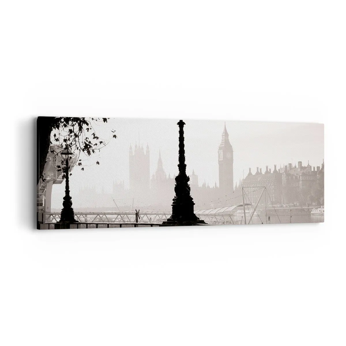 Obraz na płótnie - Londyński poranek - 90x30 cm