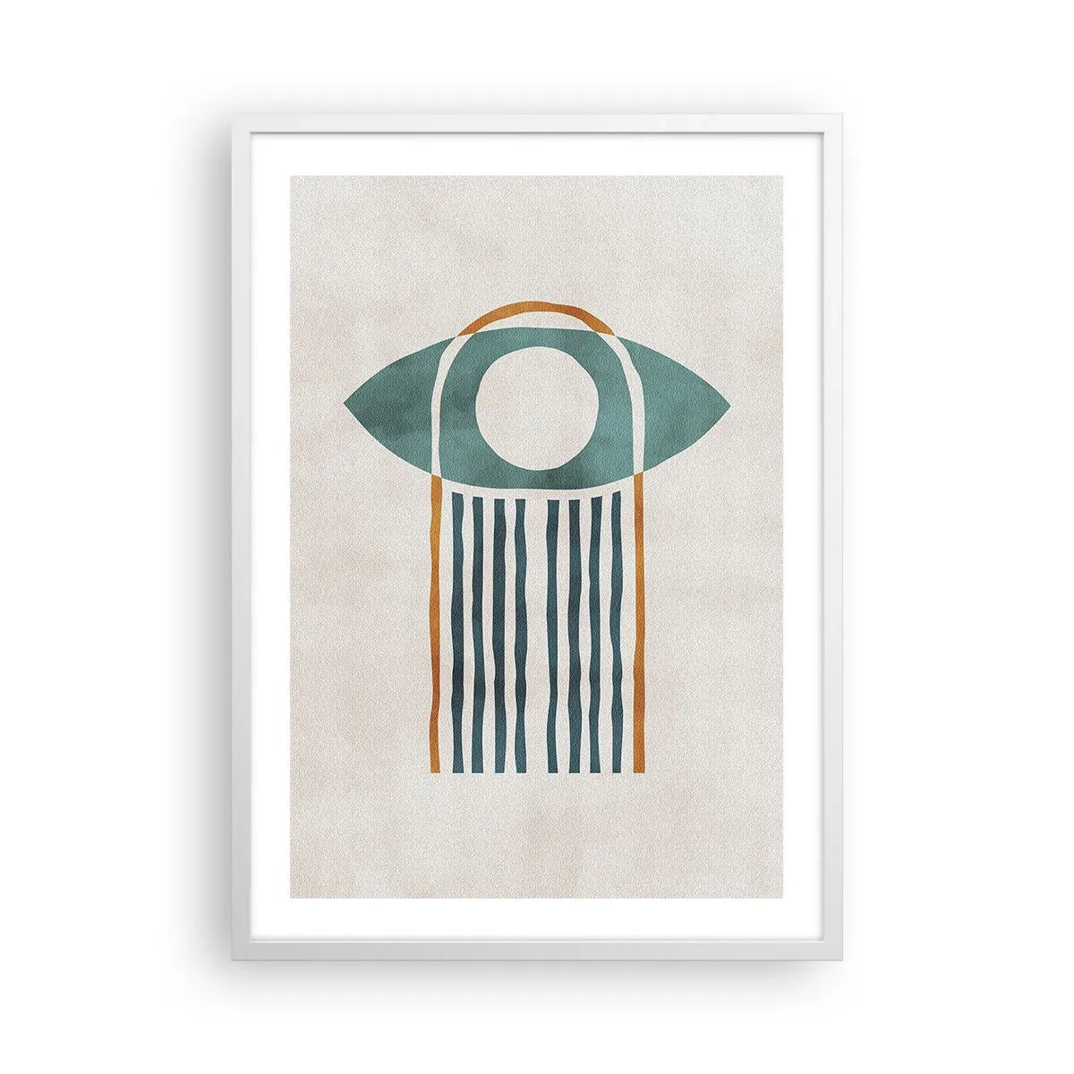 Plakat w białej ramie - Znaki i rytuały - 50x70 cm