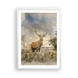 Plakat w białej ramie - Godność - siła - dostojeństwo - 50x70 cm