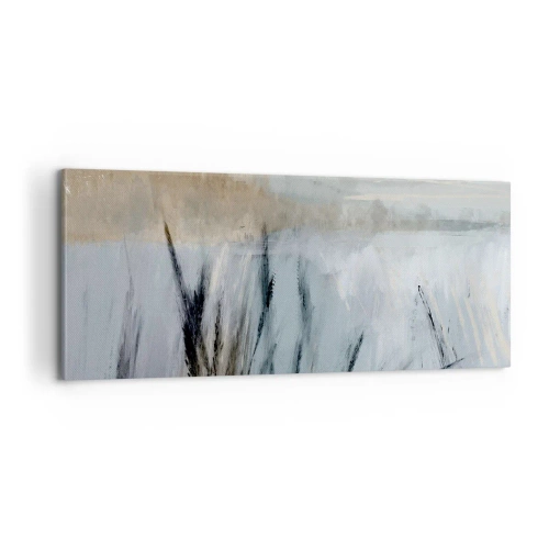 Obraz na płótnie - Zimowe pola - 100x40 cm