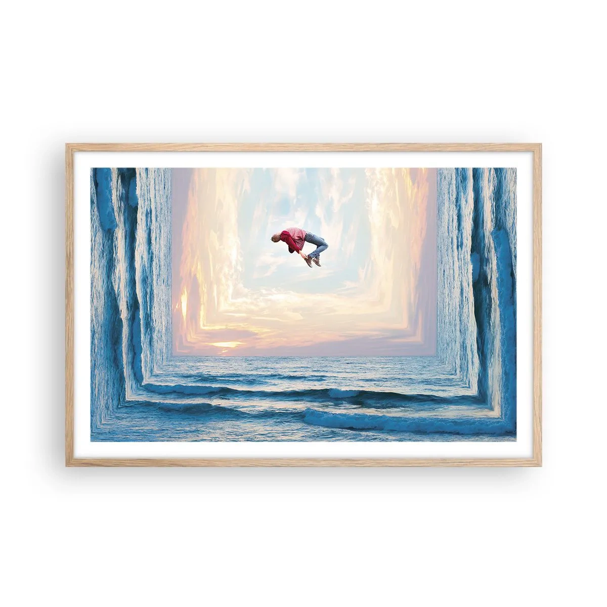 Plakat w ramie jasny dąb - Do innego wymiaru - 91x61 cm