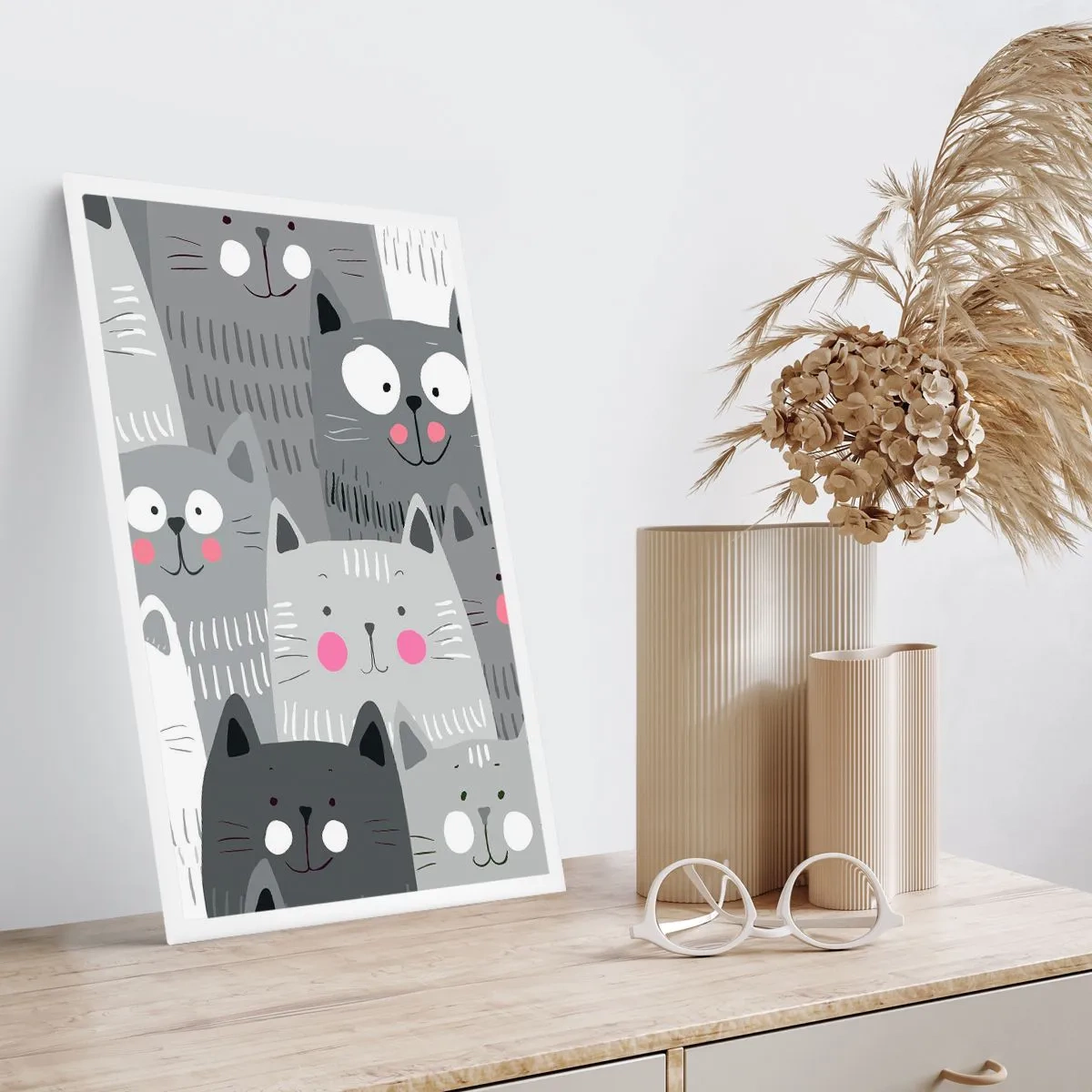 Plakat - Koci świat - 70x100 cm
