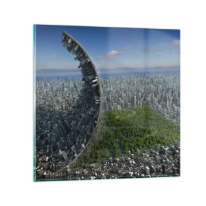 Obraz na szkle - Natura jest wieczna - 70x70 cm