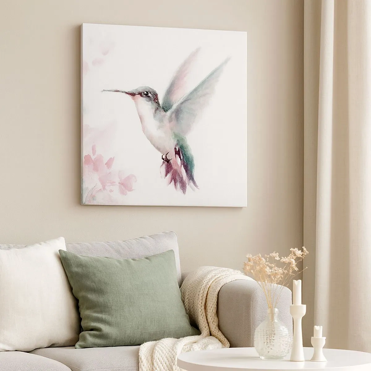 Obraz na płótnie - Zatrzymany w trzepocie - 30x30 cm