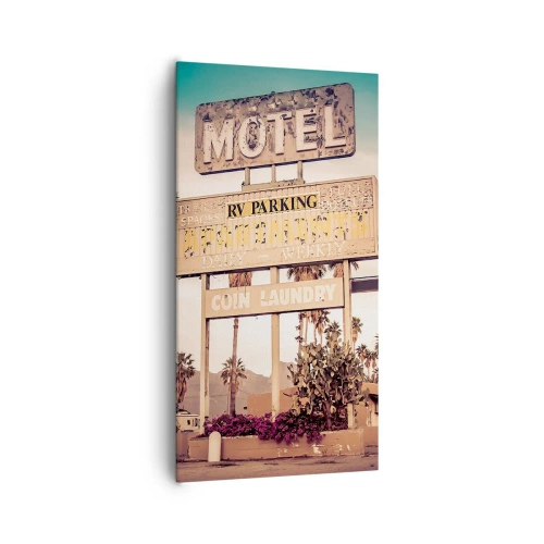 Obraz na płótnie - Tu czas się zatrzymał - 65x120 cm