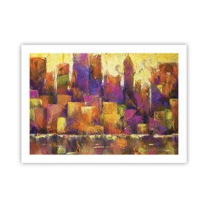 Plakat - Kompozycja metropolitalna - 70x50 cm