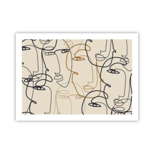 Plakat - Portret zwielokrotniony - 70x50 cm