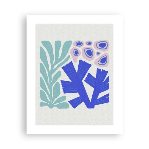 Plakat - Podwodny ogród - 40x50 cm