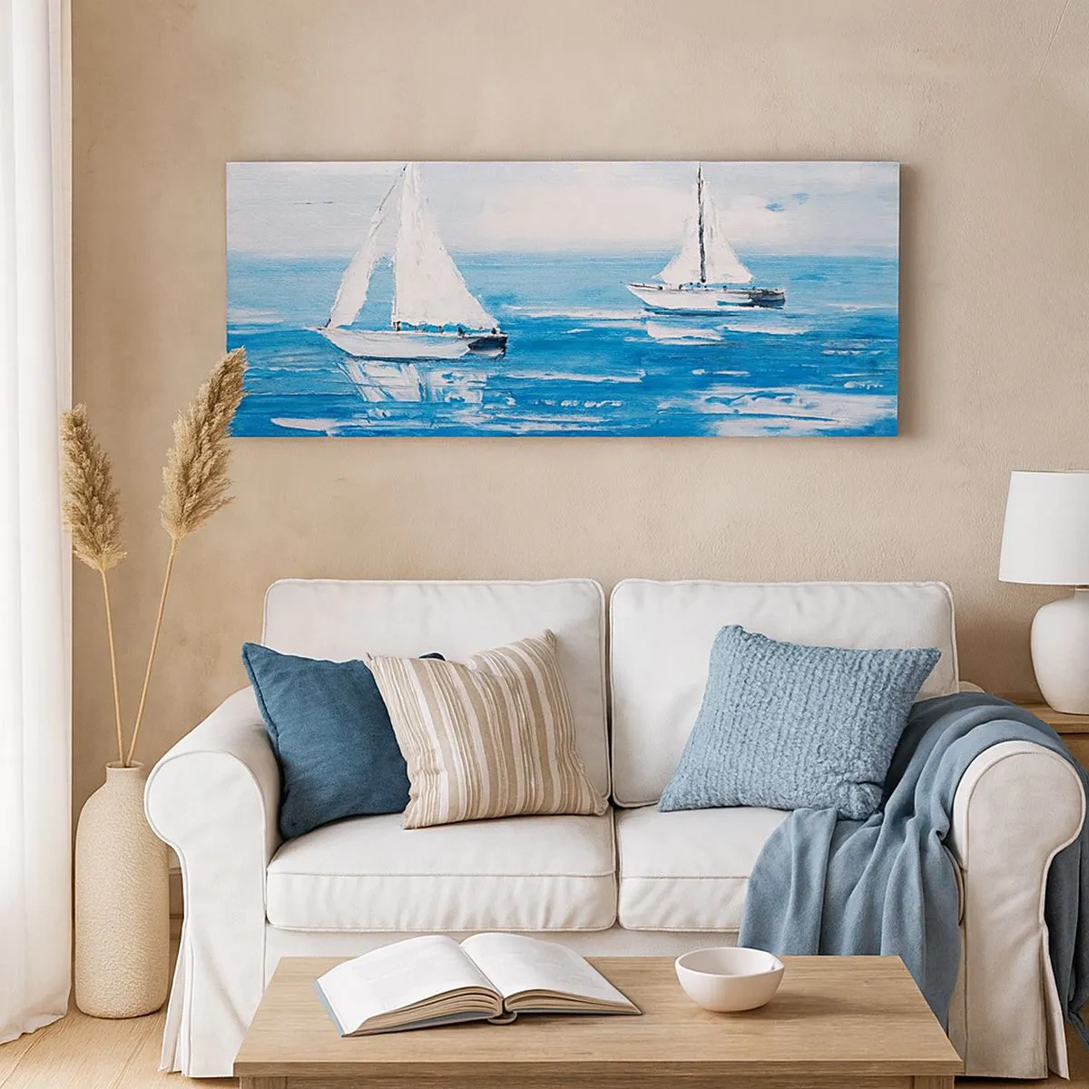 Obraz na płótnie - Z przyjacielem u boku - 100x40 cm