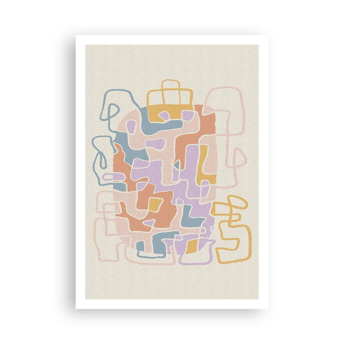 Plakat - Labirynt – radosna przygoda - 70x100 cm