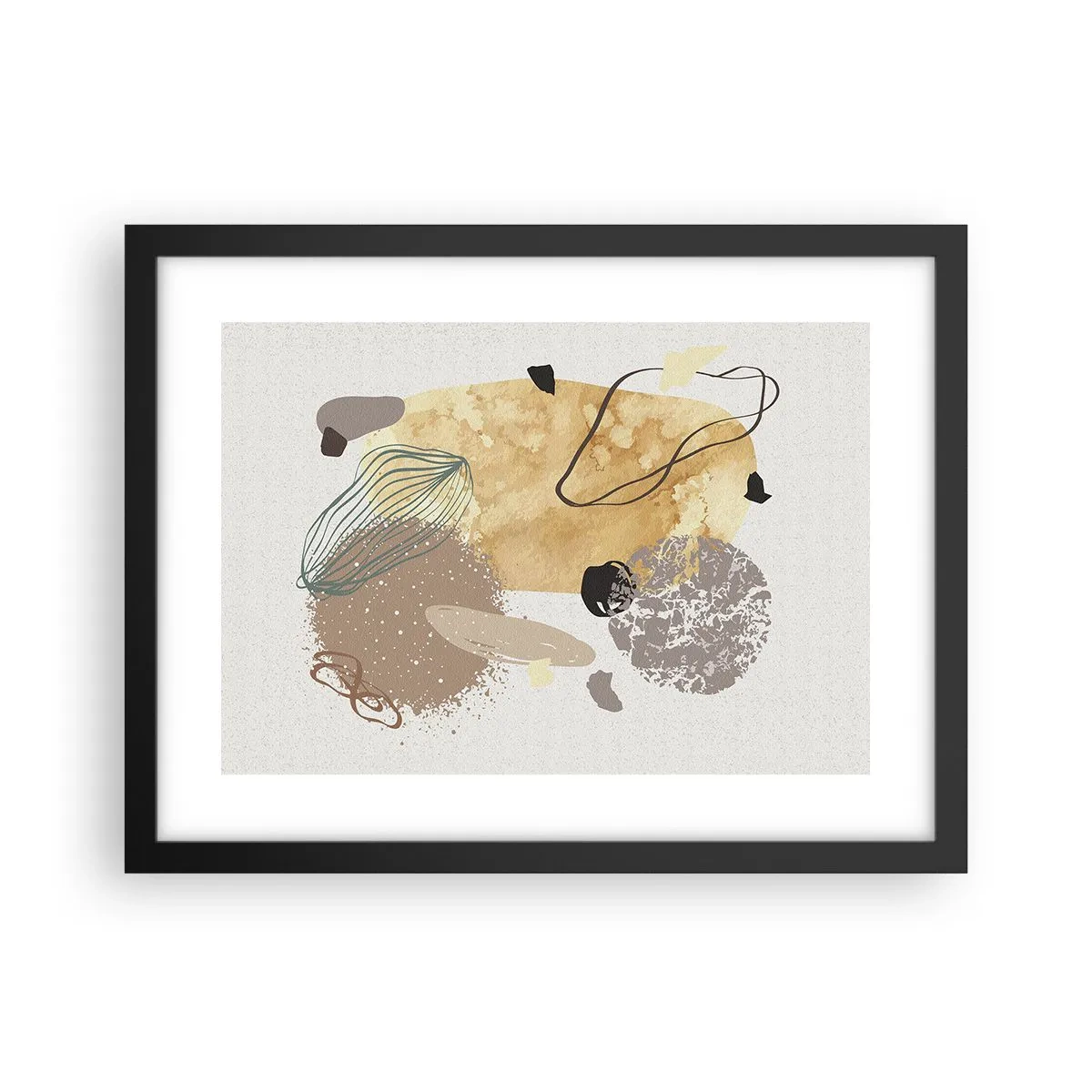 Plakat w czarnej ramie - Plumkologia stosowana - 40x30 cm