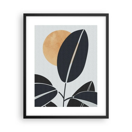 Plakat w czarnej ramie - Dzień gorącego lata - 40x50 cm
