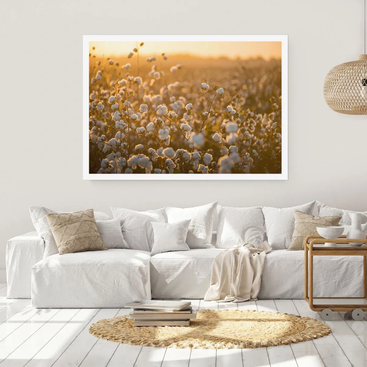 Plakat - Puszyste pole - 50x40 cm