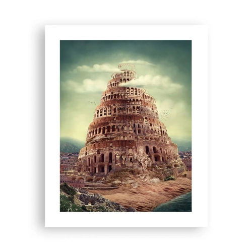 Plakat - Wieża Babel - 40x50 cm