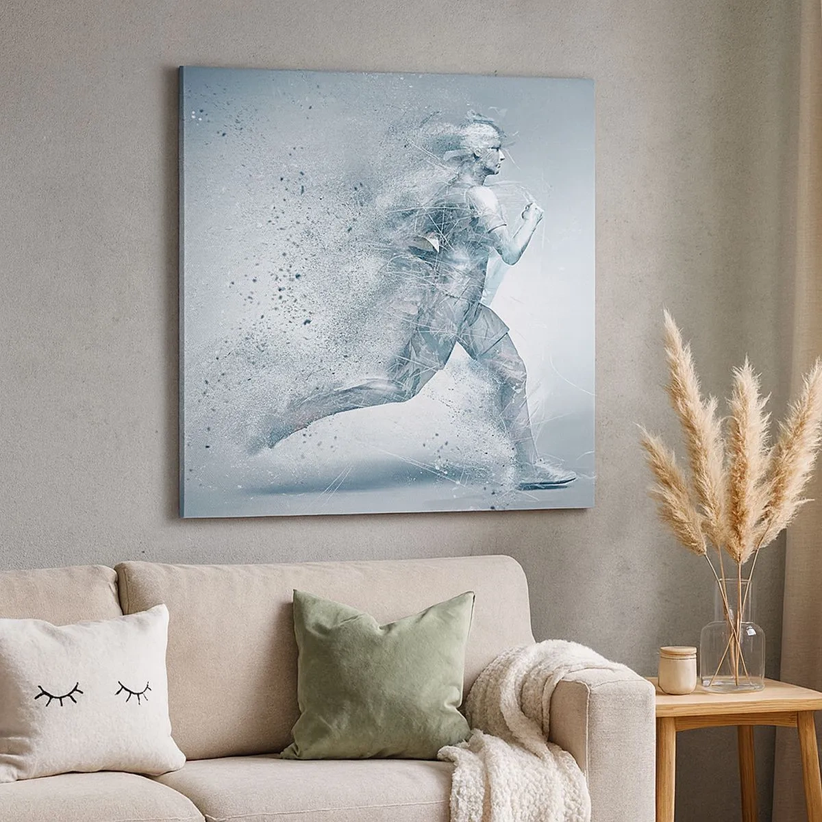 Obraz na płótnie - Energia krystalicznie czysta - 30x30 cm