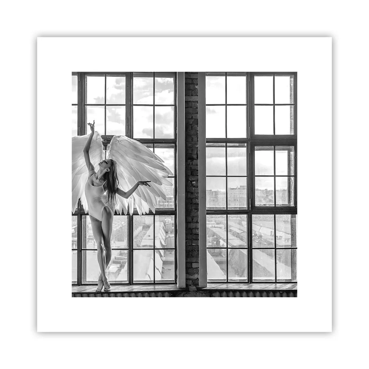 Plakat - Miasto aniołów? - 30x30 cm