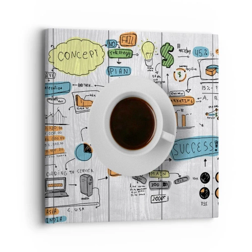 Obraz na płótnie - Czas na przerwę - 40x40 cm