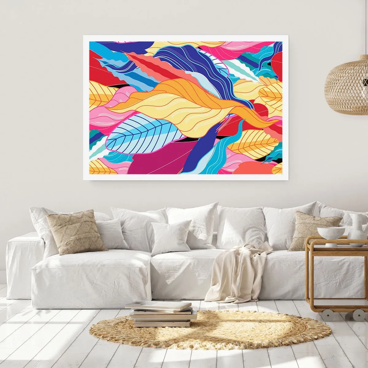 Plakat - Kolorowy bałagan - 91x61 cm