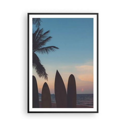 Plakat w czarnej ramie - Jutro też będzie zabawa - 70x100 cm