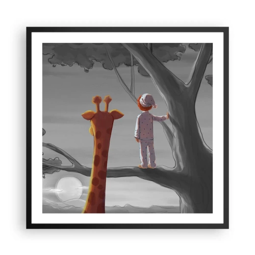 Plakat w czarnej ramie - To się naprawdę dzieje - 60x60 cm