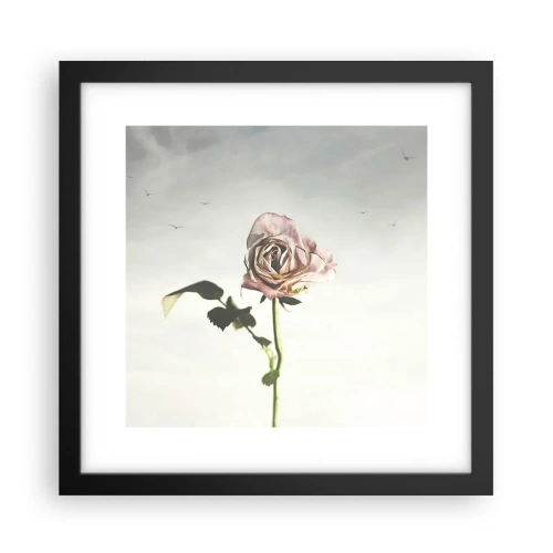 Plakat w czarnej ramie - Powitanie wiosny - 30x30 cm
