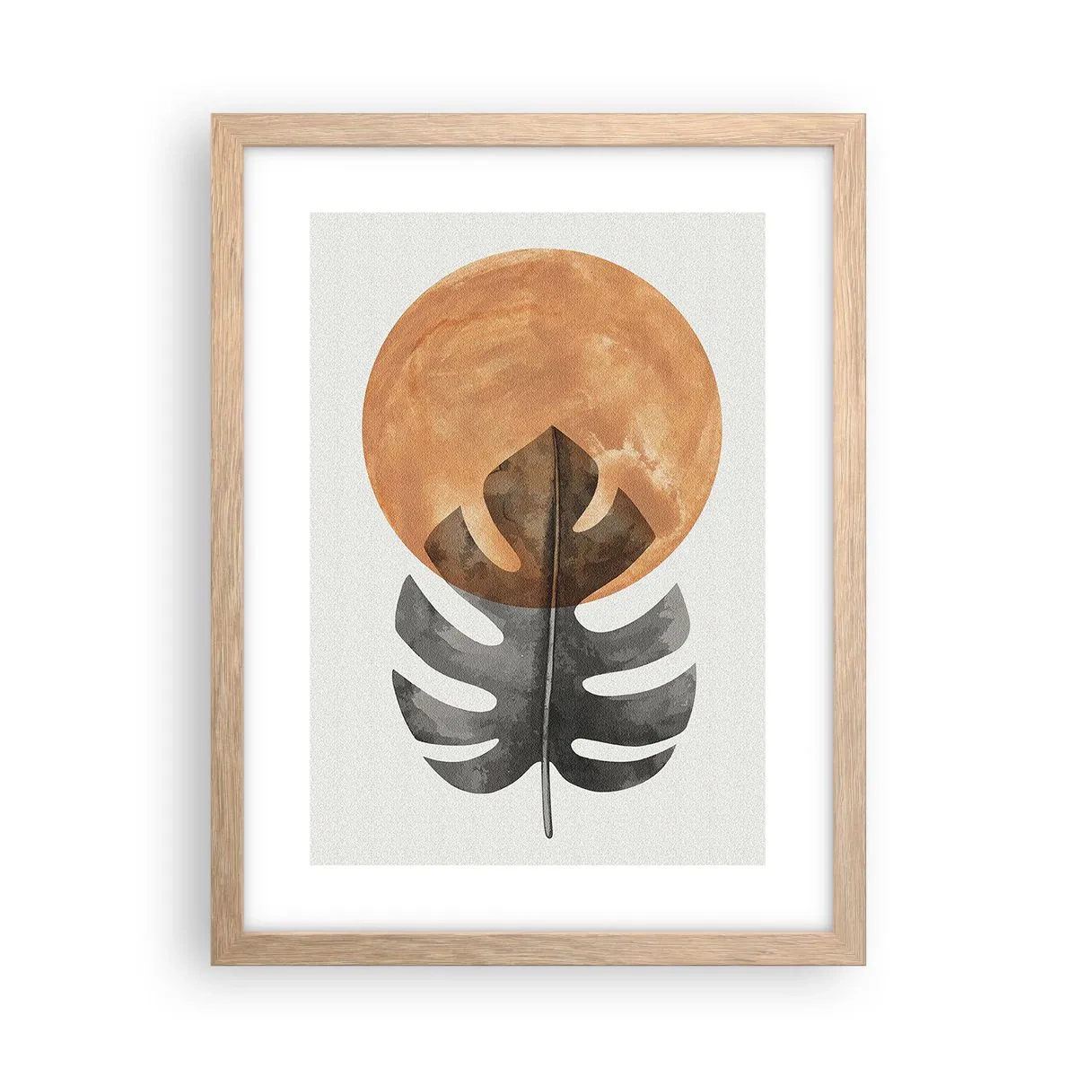 Plakat w ramie jasny dąb - Zawsze słońce - 30x40 cm