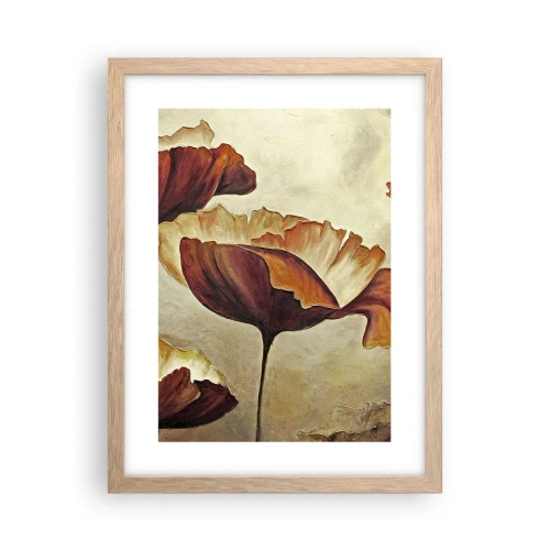 Plakat w ramie jasny dąb - Łąki łan - 30x40 cm