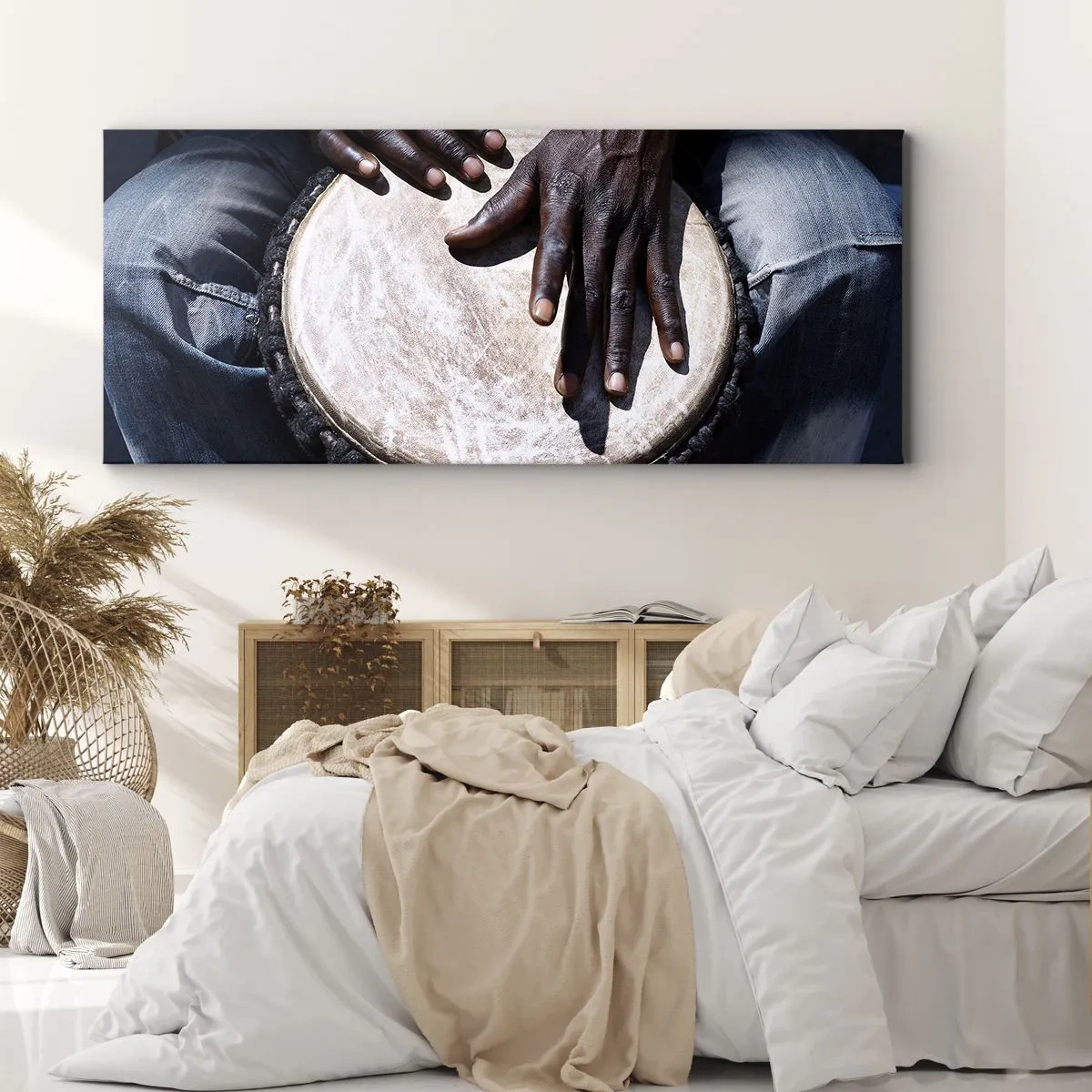 Obraz na płótnie - Żyj w swoim rytmie - 100x40 cm