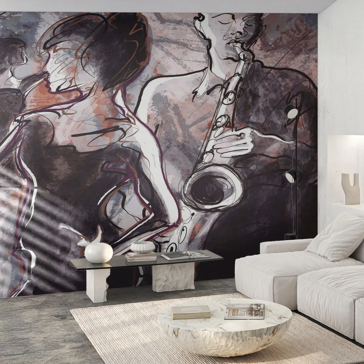 Fototapeta Standard Eco - Rozpłynąć się w muzyce - Muzyka, Jazz, Taniec - 300x210 cm