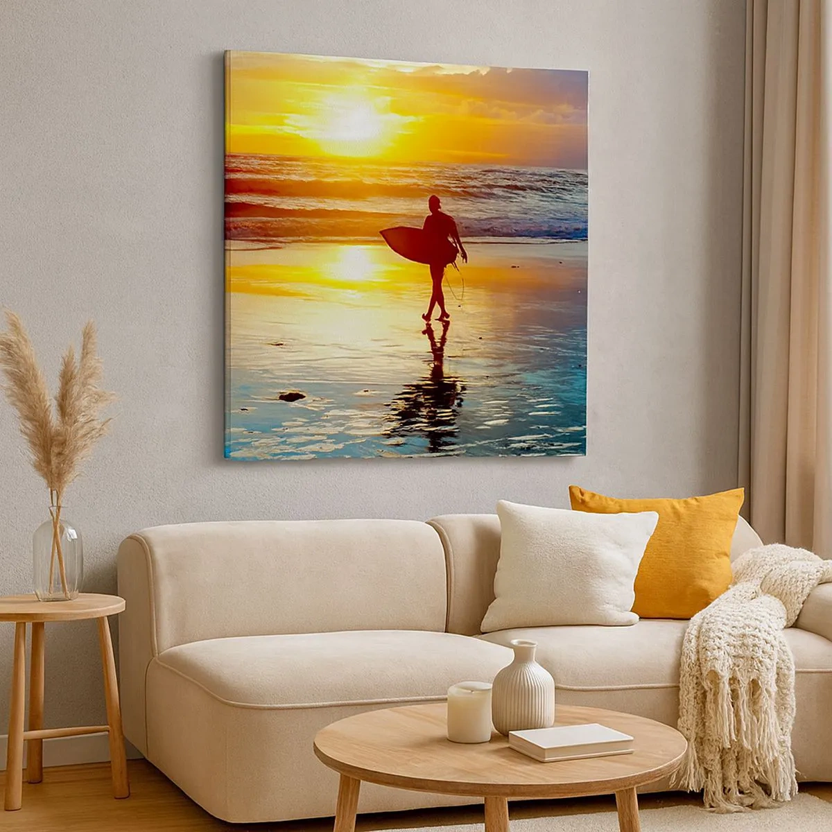 Obraz na płótnie - Powrót wojownika - 30x30 cm